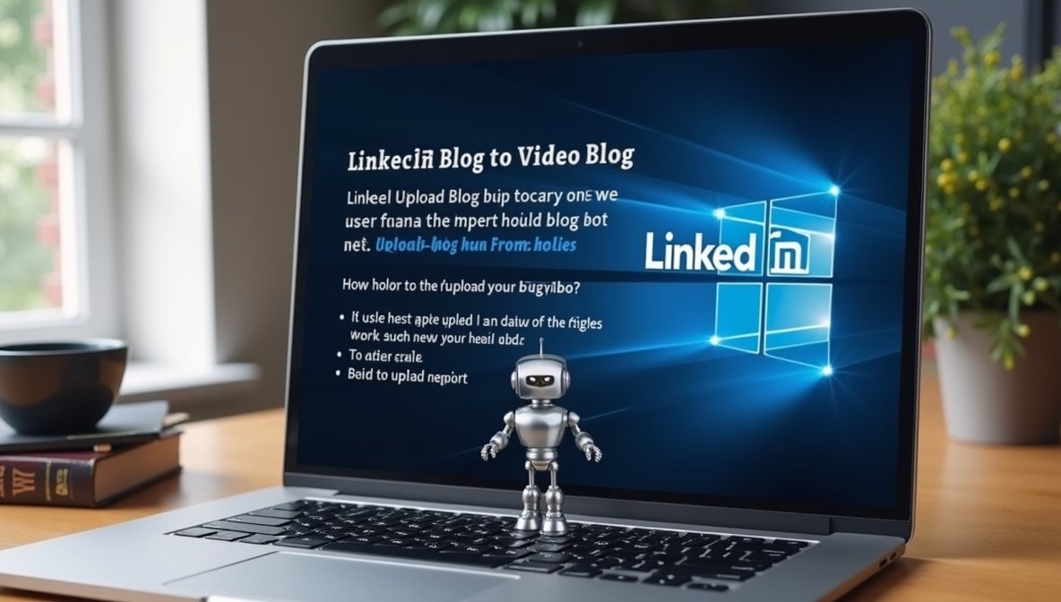 how to uploadblog on linkedin by uploadblog .com