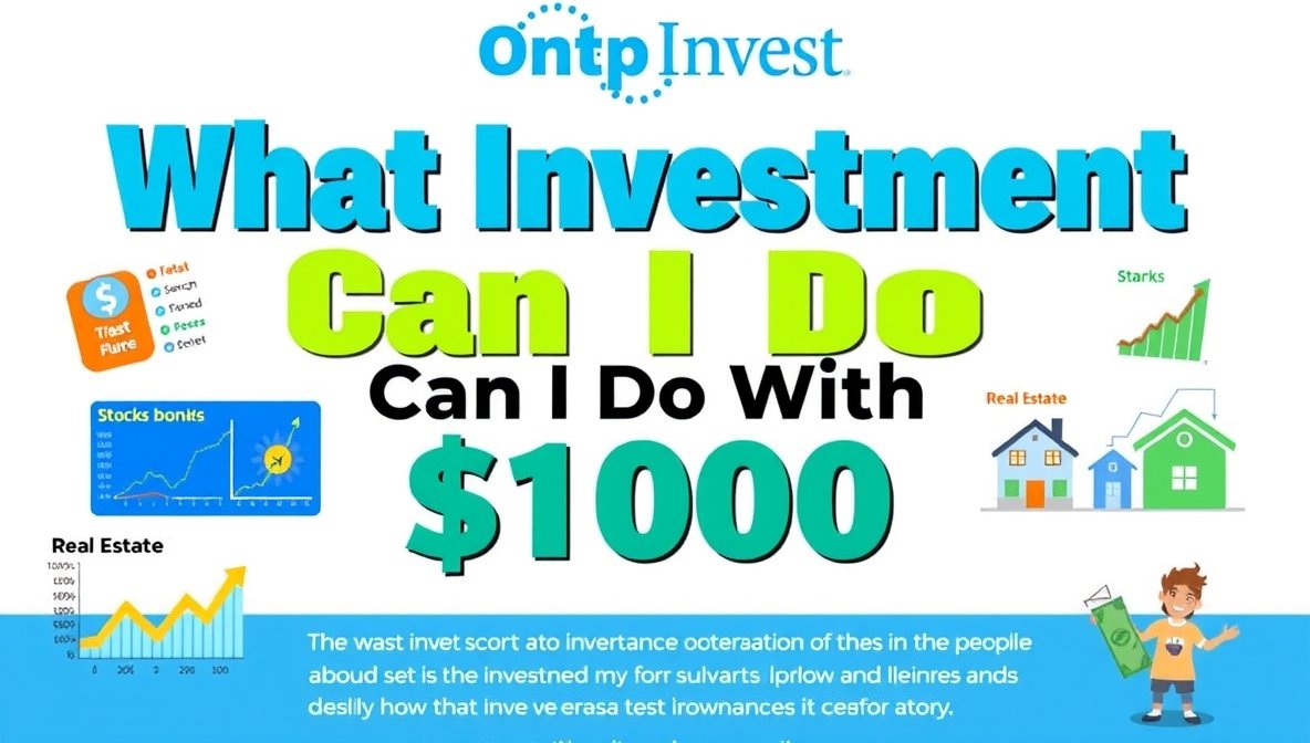 what investment can i do with $1000 ontpinvest